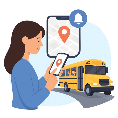 Parent App live bus tracking
